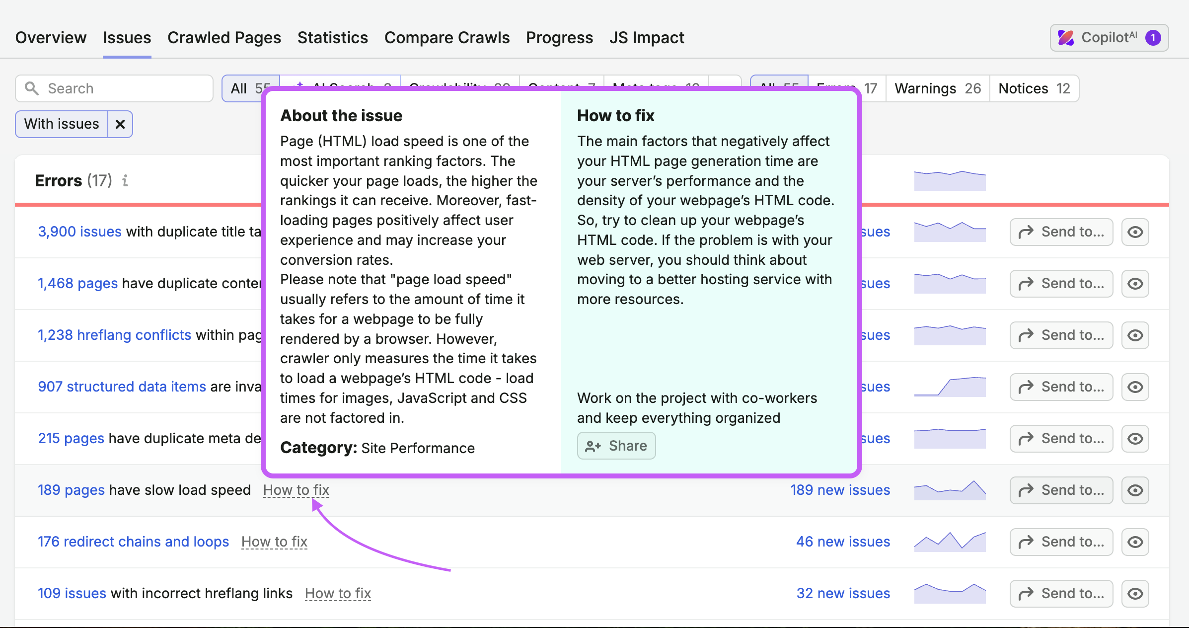 Reviewing Your Site Audit Issues image 2